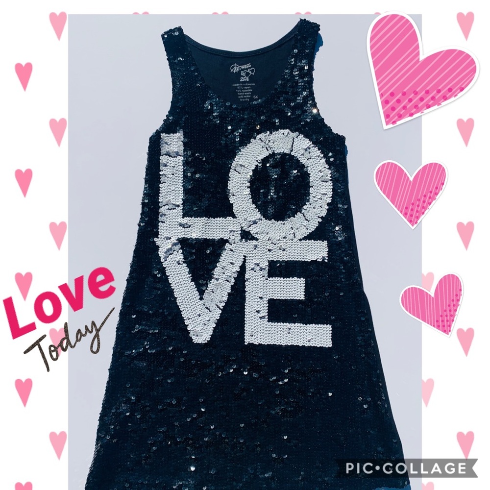Girls black dress